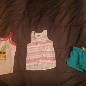 girl 5t shorts and tanks